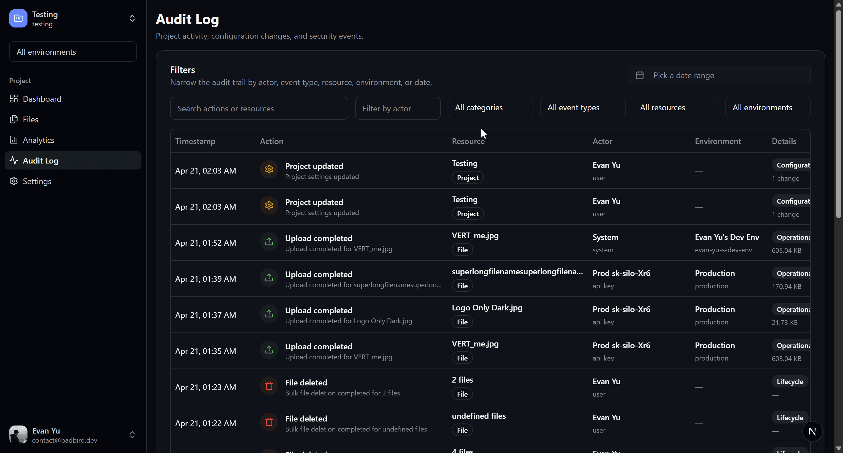 Audit Logs 1