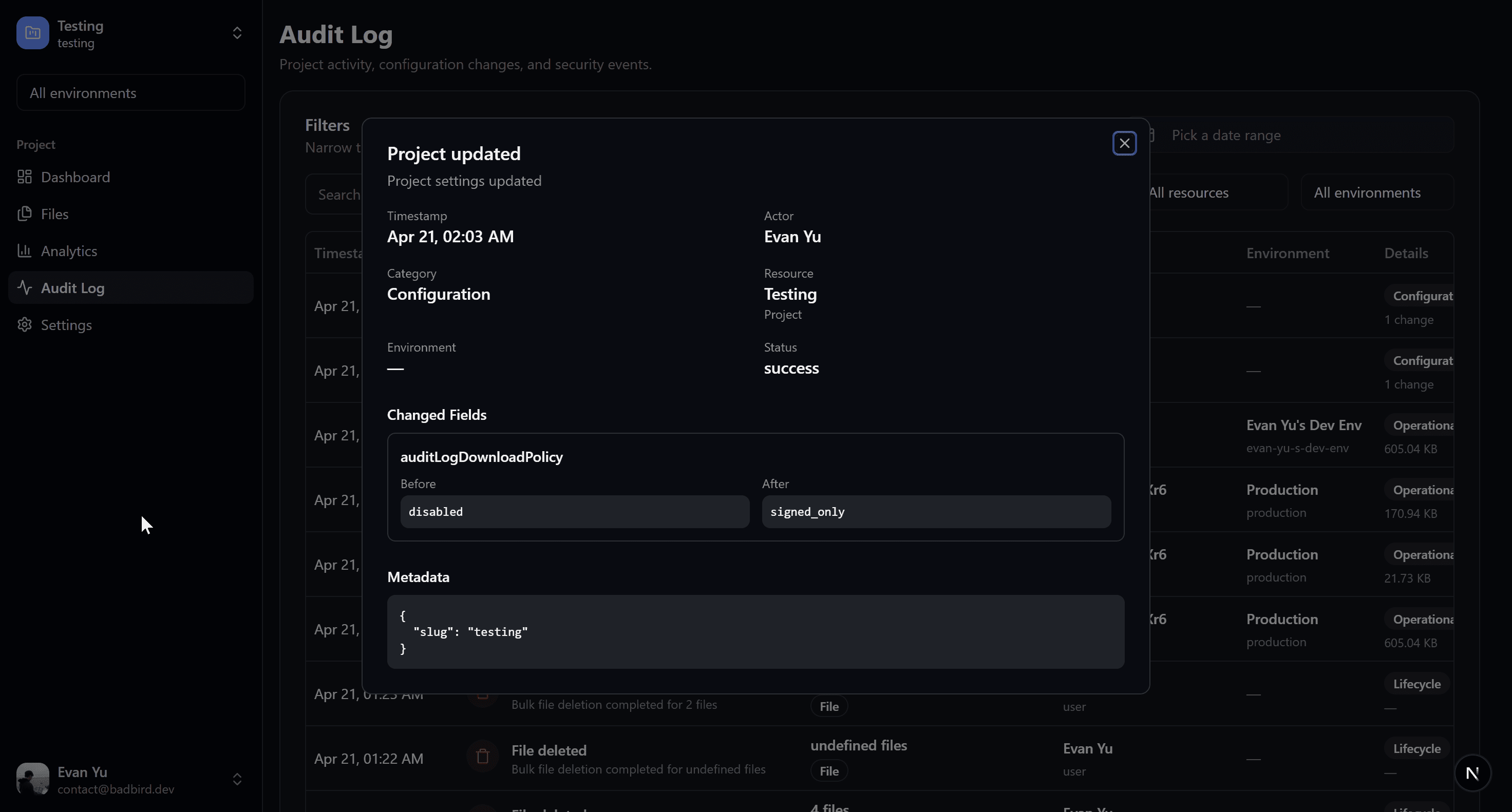 Audit Logs 2